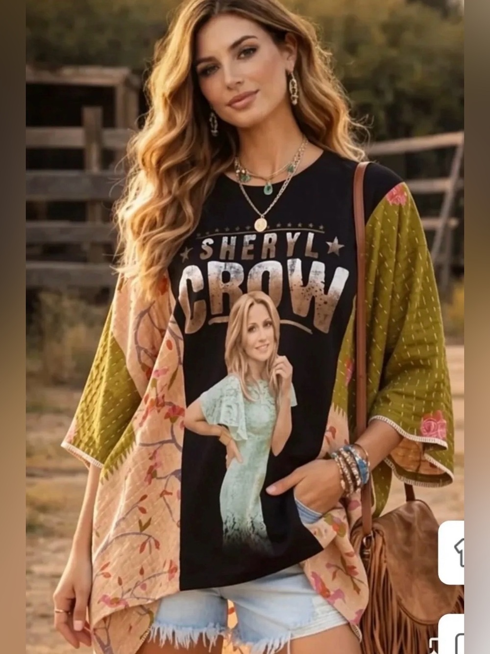 SHERYL CROW upcycled kantha tunic top os S M L XL 1X 2X 3X